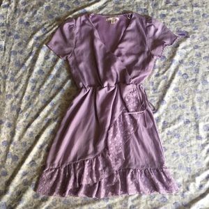Francesca’s Violet Floral Dress